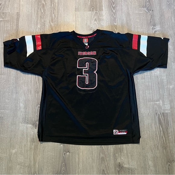 Reebok NBA 76ers Allen Iverson #3 Jersey Limited Authentic Edition Men XXl Black - Picture 4 of 12